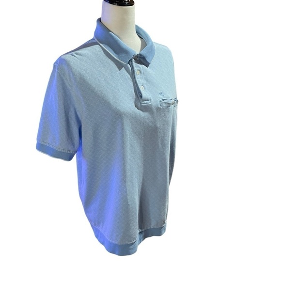 Arnold Palmer Blue Pullover Button up Polo Shirt Size 42-44 Great Condition - Picture 2 of 13
